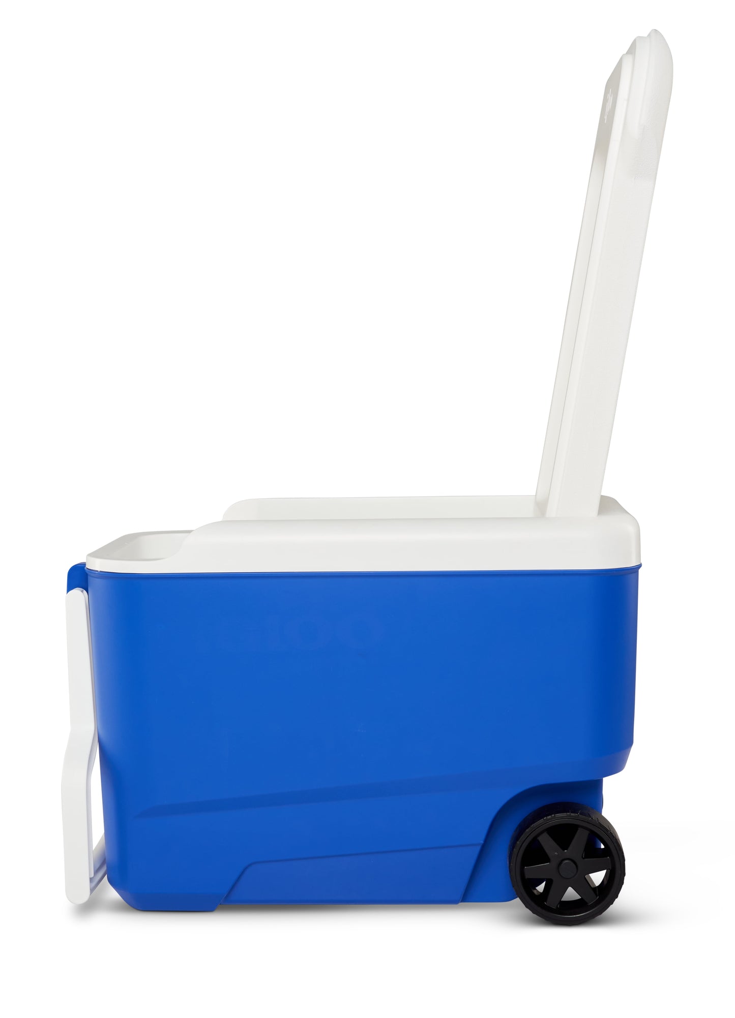 Wheelie Cool 38 QT Hard Sided Cooler with Wheels, Blue