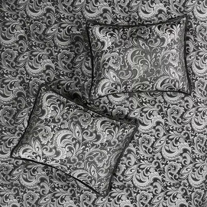 8-Piece Jacquard Paisley Comforter Bedding Set – Down Alternative Comforter Set