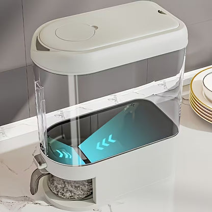 Large Automatic Rice Dispenser with Measuring Cup