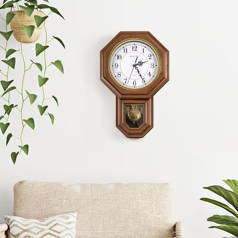Decorative Pendulum Wall Clock – Classic Musical-Style Home & Office Décor