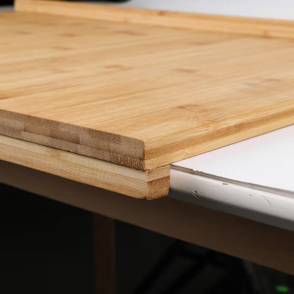 Bamboo Over-the-Sink Cutting Board – Reversible Pastry & Food Prep Board, 21.65 × 15.75 Inches