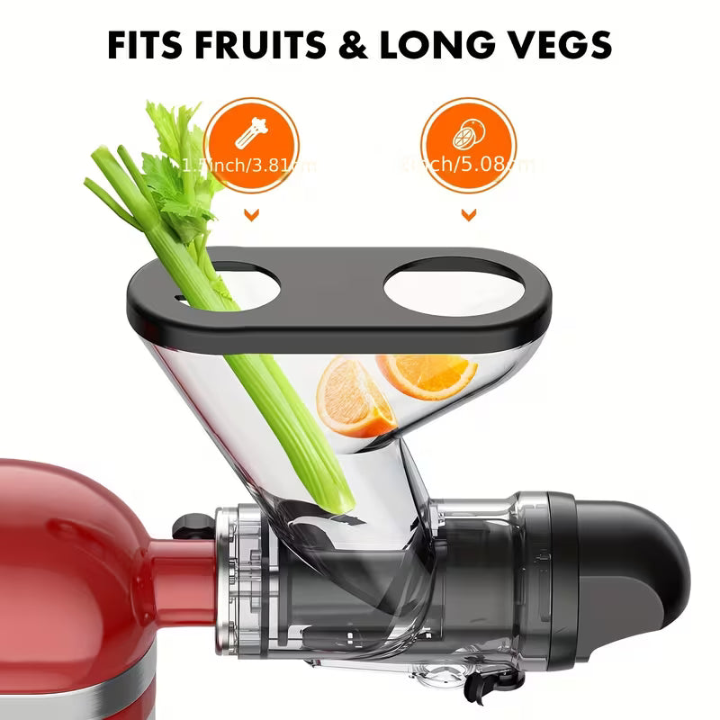 Masticating Juicer Attachment for Kitchen Stand Mixer
