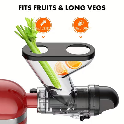 Masticating Juicer Attachment for Kitchen Stand Mixer