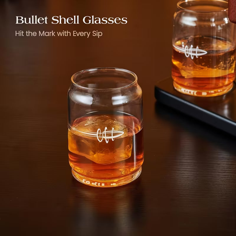 UDP-9 Gun Whiskey Decanter Set with Glasses