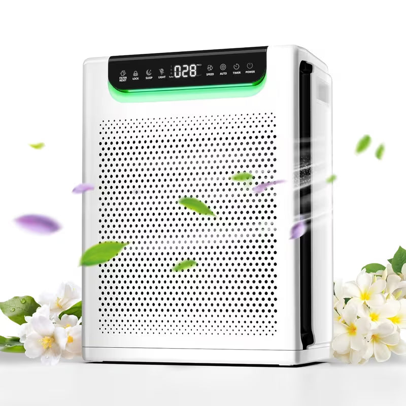 Large Room Air Purifier – HEPA Filter Air Cleaner with Smart Sensor, Quiet 22-Mode Operation & 2,400 sq. ft. Coverage