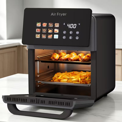 10-Quart Large Air Fryer – 12 Cooking Functions, Digital Controls & Family-Size Design