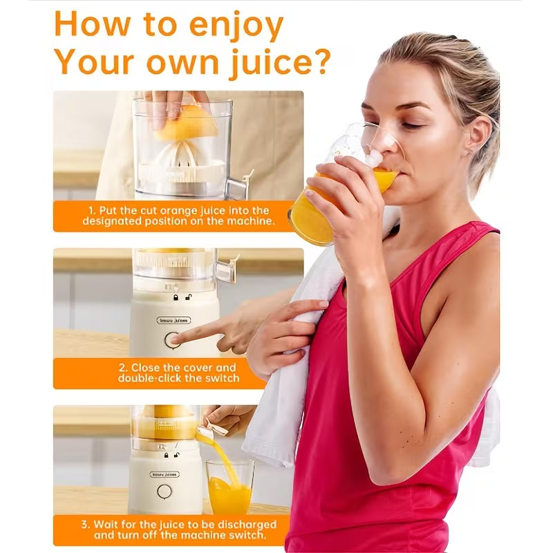Portable Electric Citrus Juicer Cup