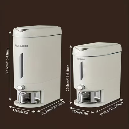 Large Automatic Rice Dispenser with Measuring Cup