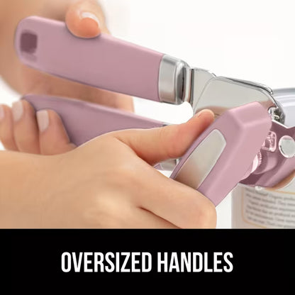 2-Piece Pink Stainless Steel Manual Can Opener Set