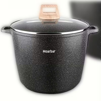 10.5 Qt Large Capacity Non-Stick Stock Pot – Induction & All Stovetops Compatible