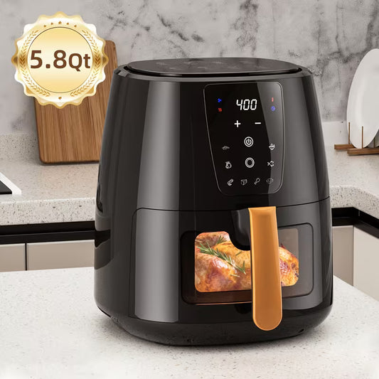 10-Quart Large Air Fryer – 12 Cooking Functions, Digital Controls & Family-Size Design