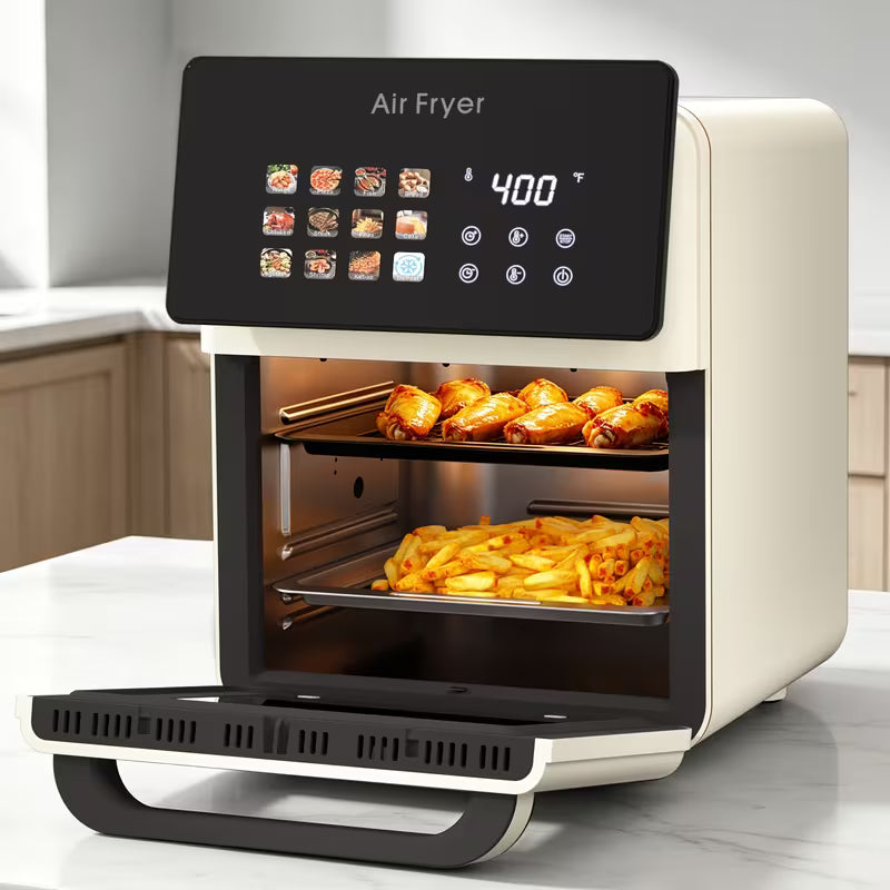 10-Quart Large Air Fryer – 12 Cooking Functions, Digital Controls & Family-Size Design