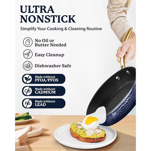 12-Inch Nonstick Frying Pan – Deep Cooking Pan for Induction & All Stovetops