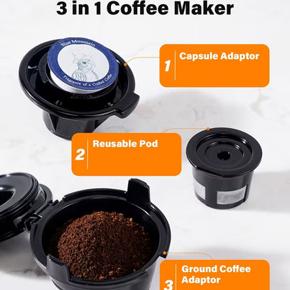 3-in-1 Single Serve Coffee Maker