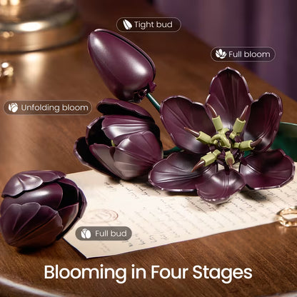 DIY Tulip Building Block Flower Set
