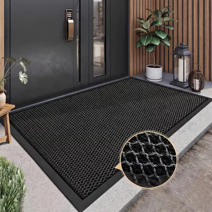 Heavy-Duty Outdoor Scraper Door Mat – Non-Slip All-Weather Entryway Rug