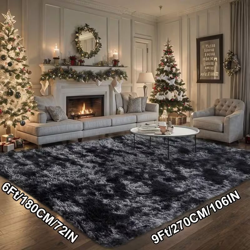 6 × 9 ft Fluffy Shaggy Area Rug – Soft & Cozy Indoor Floor Carpet