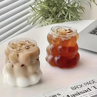 6-Piece 350ML Grape-Shaped Glass Cup Set
