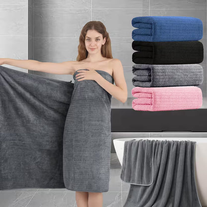 4-Pack Oversized Bath Towels – 35 × 70 Inch Soft Microfiber Bath Sheet Set