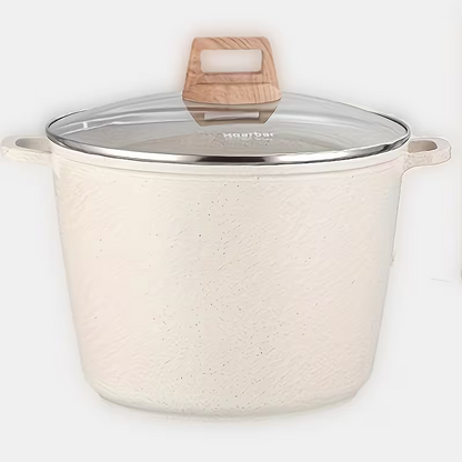 10.5 Qt Large Capacity Non-Stick Stock Pot – Induction & All Stovetops Compatible